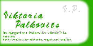 viktoria palkovits business card